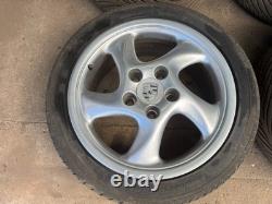 Aftermarket NPV Porsche twists style alloy wheels set, 5x130 staggered 7.5j and