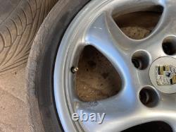 Aftermarket NPV Porsche twists style alloy wheels set, 5x130 staggered 7.5j and