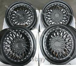 Alloy Wheels 17 RS For Mini R50 R52 R55 R56 R57 R58 R59 Clubman 4x100 Black 7.5