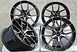 Alloy Wheels 19 19 Inch Alloys 5x114.3 Fitment Concave Style Black Polished