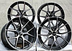 Alloy Wheels 19 19 Inch Alloys 5x114.3 Fitment Concave Style Black Polished