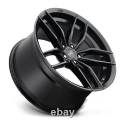 Alloy Wheels Niche Vosso 19x8.5 ET42 Matt Black Finish 5 Multi spoke Style Wheel