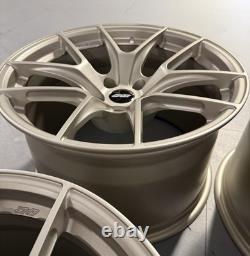 Apex style VS-5RS Forged Alloy Wheels 18x10 + 18x11 Champagne