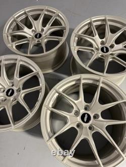 Apex style VS-5RS Forged Alloy Wheels 18x10 + 18x11 Champagne