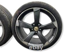 Audi A1 S1 S3 A3 A4 S4 A5 S5 S Line Rotor Style Alloy Wheels 225/40/18
