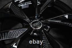 Audi A3 18'' inch Gloss Black RS7 Style Alloy Wheels & Tyres New X4 CHEAP