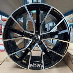 Audi A4 A5 A6 A7 A8 Q3 Q5 Black MF x4 20 RS6-D Style Alloy Wheels 9J ET35