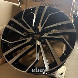 Audi A4 A5 A6 A7 A8 Q3 Q5 Black MF x4 20 S8 Style Alloy Wheels 20 X 9J ET35