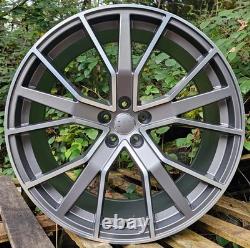 Audi A4 A5 A6 A7 A8 Q5 x4 19 RS6-D Style Alloy Wheels Gunmetal MF 8.5J Et30