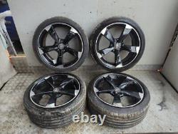 Audi A4 B8 S Line Saloon 4 Door 2007-2015 18 INCH ROTOR STYLE Alloy Wheels Set