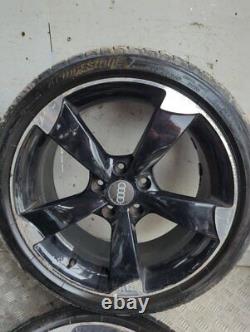 Audi A4 B8 S Line Saloon 4 Door 2007-2015 18 INCH ROTOR STYLE Alloy Wheels Set