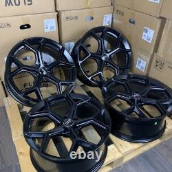 Audi A4 B9 Allroad x4 19 RS6 RS7 Style Alloy Wheels 5x112 8.5J Et35 Matt Black
