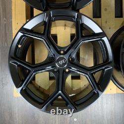 Audi A4 B9 Allroad x4 19 RS6 RS7 Style Alloy Wheels 5x112 8.5J Et35 Matt Black