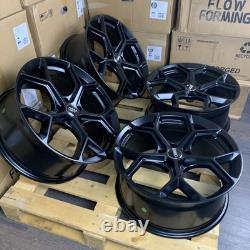 Audi A4 B9 Allroad x4 19 RS6 RS7 Style Alloy Wheels 5x112 8.5J Et35 Matt Black