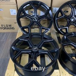 Audi A4 B9 Allroad x4 19 RS6 RS7 Style Alloy Wheels 5x112 8.5J Et35 Matt Black