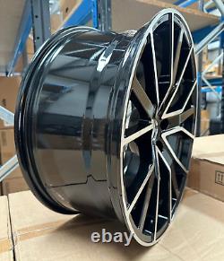 Audi A5 A6 A7 A8 Q5 SQ5 Black MF x4 20 RS6-D Style Alloy Wheels 9J Et30 C