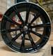 Audi A5 A6 A7 A8 Q5 X4 20 Abt Style Alloy Wheels Black Pl 5x112 9j C