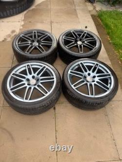 Audi Le Mans alloy wheels Speedline-style splitter/Le Mans wheels with tires