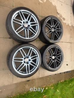 Audi Le Mans alloy wheels Speedline-style splitter/Le Mans wheels with tires