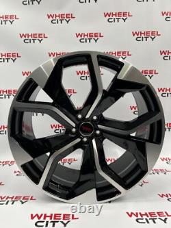 Audi Q7/Q8/A7/A8 22 Inch Style Alloy Wheels Gloss Black Machined Face