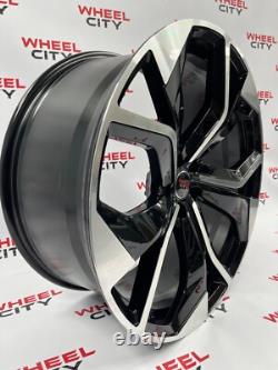 Audi Q7/Q8/A7/A8 22 Inch Style Alloy Wheels Gloss Black Machined Face