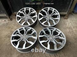 Audi R8 Style Fits A4 18 Alloy Wheels Set 5 Studs Size 18x8.0j