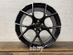 Audi RS3 Vorsprung Style 19 Alloy Wheels 5x112 Gloss Black Polished