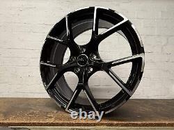 Audi RS3 Vorsprung Style 19 Alloy Wheels 5x112 Gloss Black Polished