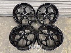 Audi RS6 RS7 Style 19 Alloy Wheels 5x112 Gloss Black