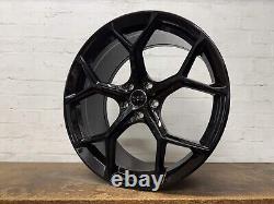 Audi RS6 RS7 Style 19 Alloy Wheels 5x112 Gloss Black