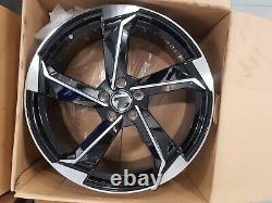 Audi TT Rotor 20 Diamond Turned Style Alloy Wheels a4 a6 TTS passat skoda