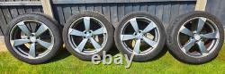 Audi Tt Mk1 8n 17 Rotor Style Alloy Wheels With Tyres 225/45/17 5x100