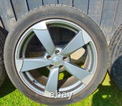 Audi Tt Mk1 8n 17 Rotor Style Alloy Wheels With Tyres 225/45/17 5x100