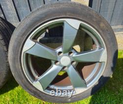 Audi Tt Mk1 8n 17 Rotor Style Alloy Wheels With Tyres 225/45/17 5x100