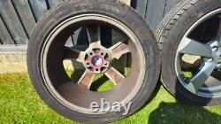 Audi Tt Mk1 8n 17 Rotor Style Alloy Wheels With Tyres 225/45/17 5x100