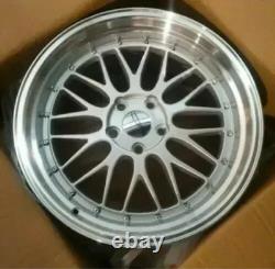 BBS Style x4 19 LM Alloy Wheels Bmw 3 4 5 Series Silver PL 8.5J/9.5J 5x120