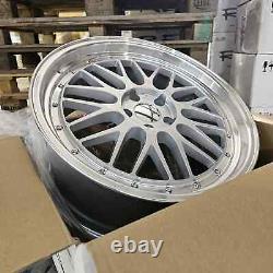BBS Style x4 19 LM Alloy Wheels Bmw 3 4 5 Series Silver PL 8.5J/9.5J 5x120