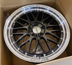 BBS x4 19 LM Style Alloy Wheels BML Black 5x120 8.5J/9.5J Bmw 3 4 5 6 Series