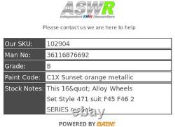 BMW 16 Alloy Wheels Set Style 471 16x7J ET52 5X112 F45 F46 2 SERIES 36116876692