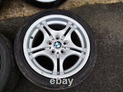 BMW 17 inch Alloy Wheel Set of 4 Alloys Wheels Tyres Staggered Borbet Style 68