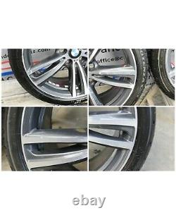 BMW 19 alloy wheels style 442M set of wheels diamond cut 8J Potenza tyres 19/4