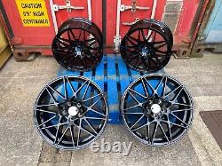 BMW 19''inch 666M STYLE ALLOY WHEELS 3 / 5 SERIES BMW M SPORT? 5X120 BLACK
