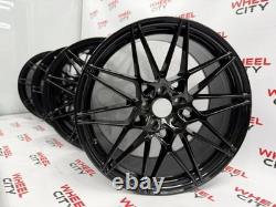 BMW 19 inch 666M Style Gloss Black Alloy Wheels 5x120 1/2/3/4/5/ series