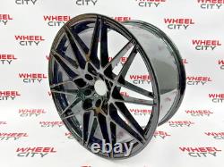 BMW 19 inch 666M Style Gloss Black Alloy Wheels 5x120 1/2/3/4/5/ series