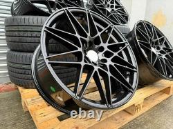 BMW 19 inch 666M Style Gloss Black Alloy Wheels 5x120 1/2/3/4/5/ series