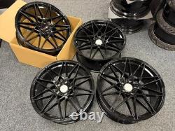 BMW 19 inch 666M Style Gloss Black Alloy Wheels 5x120 1/2/3/4/5/ series