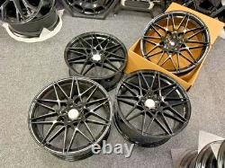 BMW 19 inch 666M Style Gloss Black Alloy Wheels 5x120 1/2/3/4/5/ series