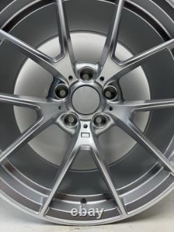 BMW 1 2 Series 19 763M CS Style Alloy Wheel Set Gloss Silver 5x120 F20 F22