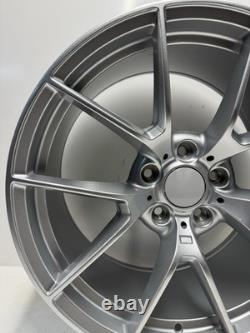 BMW 1 2 Series 19 763M CS Style Alloy Wheel Set Gloss Silver 5x120 F20 F22