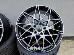 BMW 1 Series 18 inch 666M Style Black Polished Alloy Wheels 5x120 F20, F21